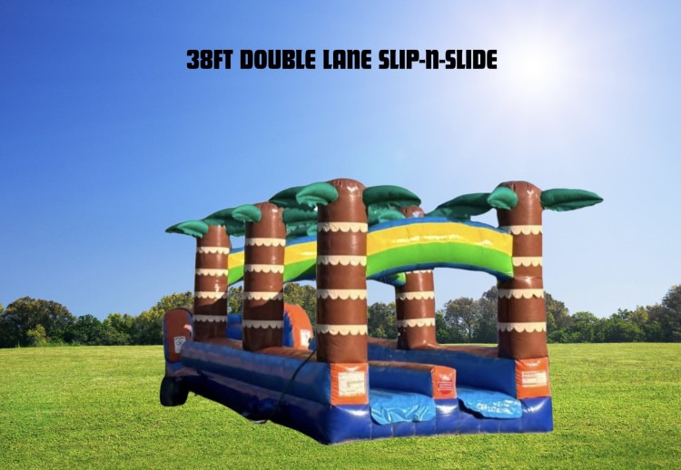 38ft Double Lane Slip-N-Slide