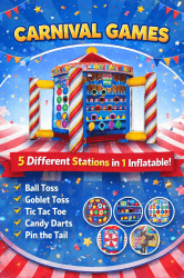 5-in-1 carnival game